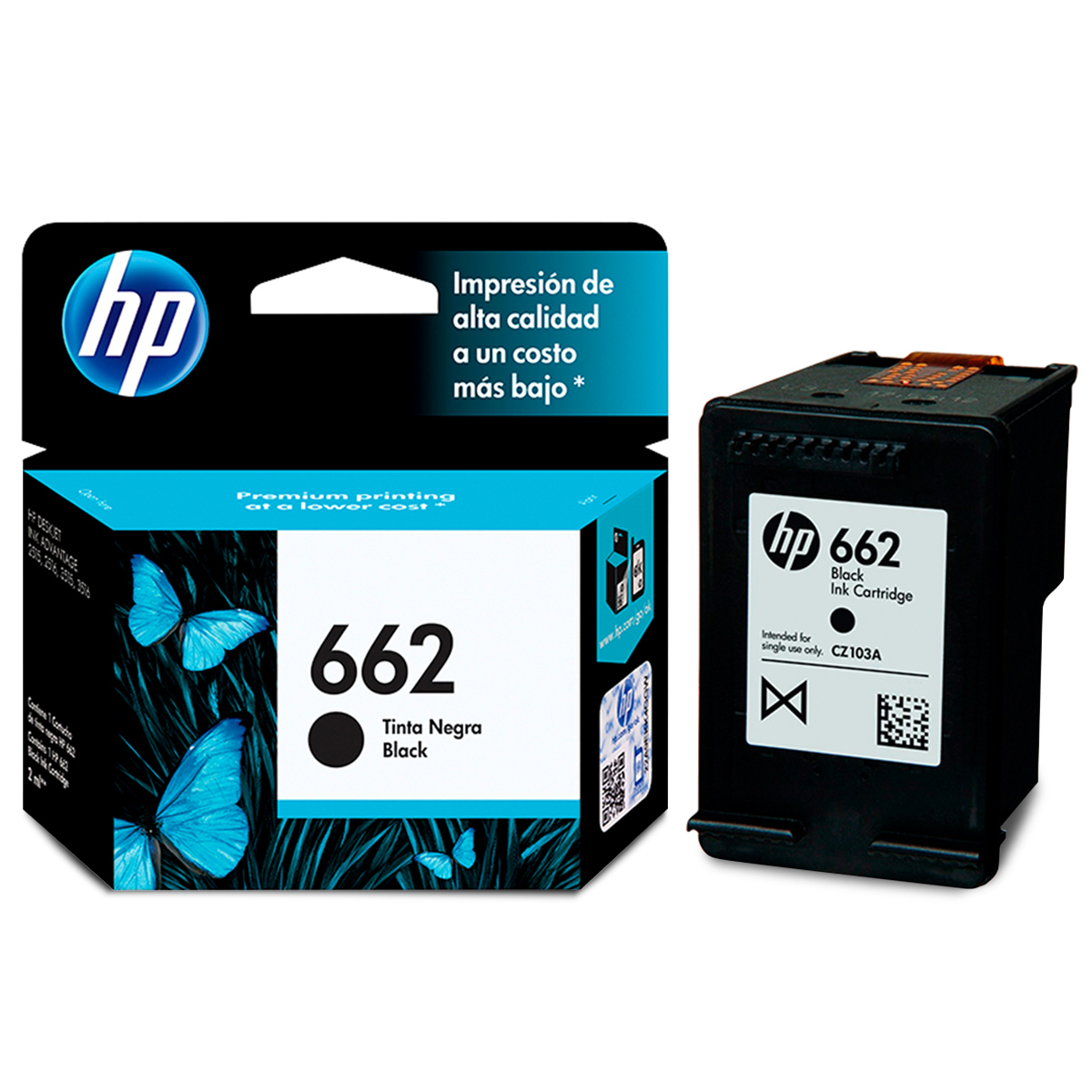 Mismo Percibir Interminable Cartucho de Tinta Hp 662 Advantage CZ103AL Negro 120 páginas DeskJet Ink  Advantage | Office Depot Mexico