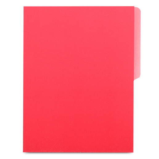 Folders Carta con Media Ceja Bitono Signature / Rojo / 50 piezas