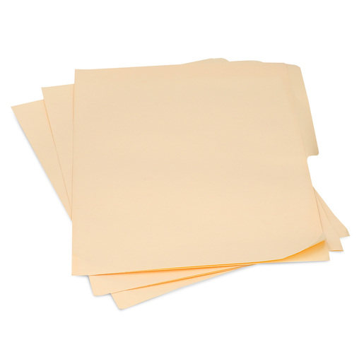 Folders Carta con Media Ceja Signature / Crema / 3 piezas