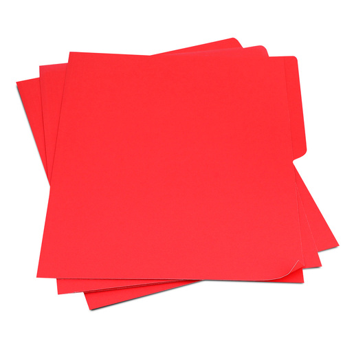 Folders Carta con Media Ceja Signature / Rojo / 3 piezas