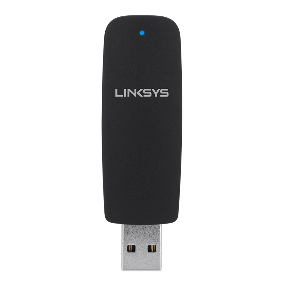 Adaptador WiFi USB Inalámbrico Linksys AE1200 / Negro