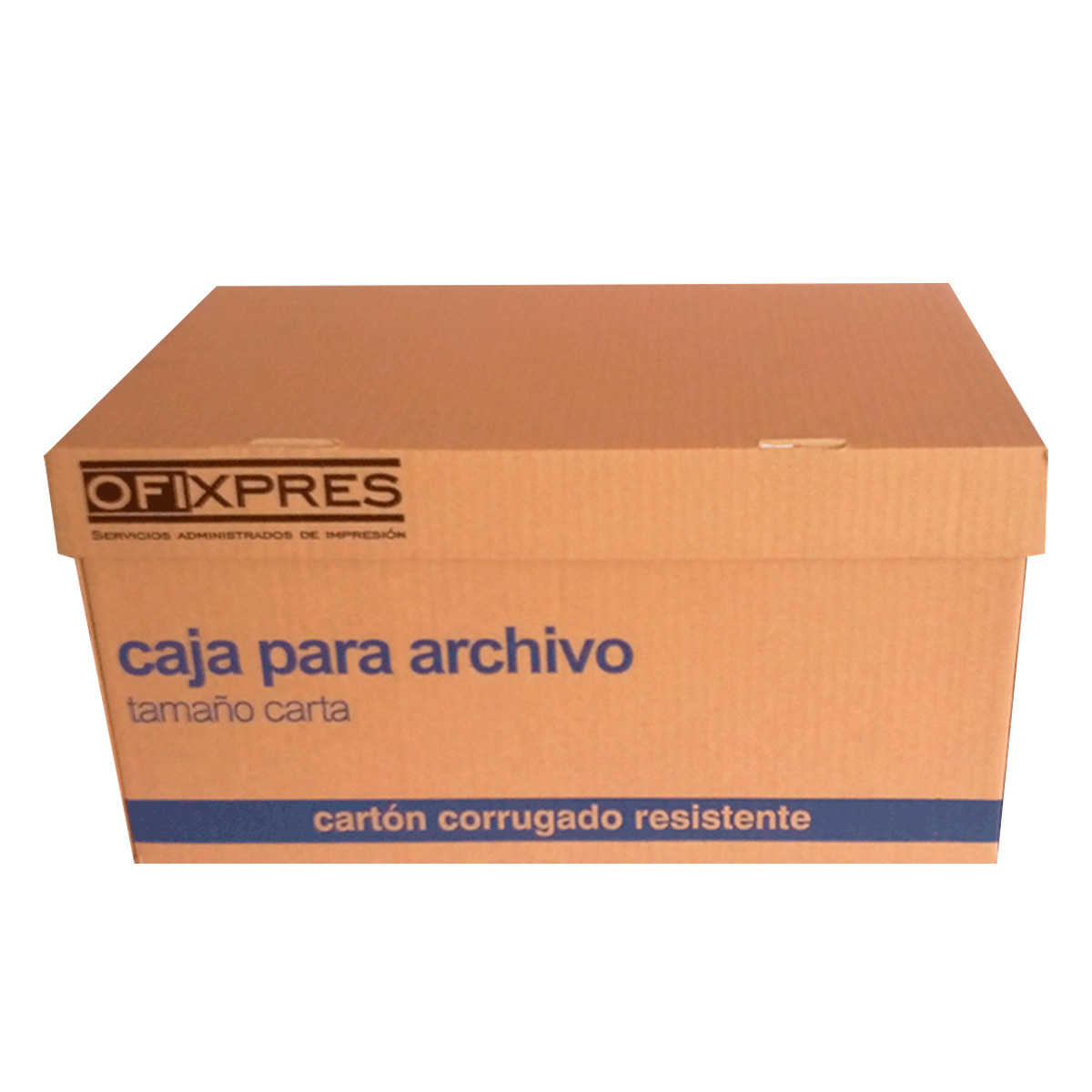 Caja para Archivo Carta Ofixpres / Cartón / Café