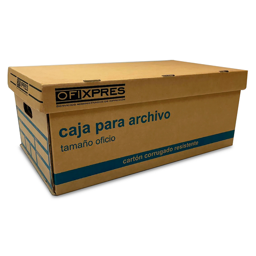 Caja para Archivo Oficio Ofixpres / Cartón / Café