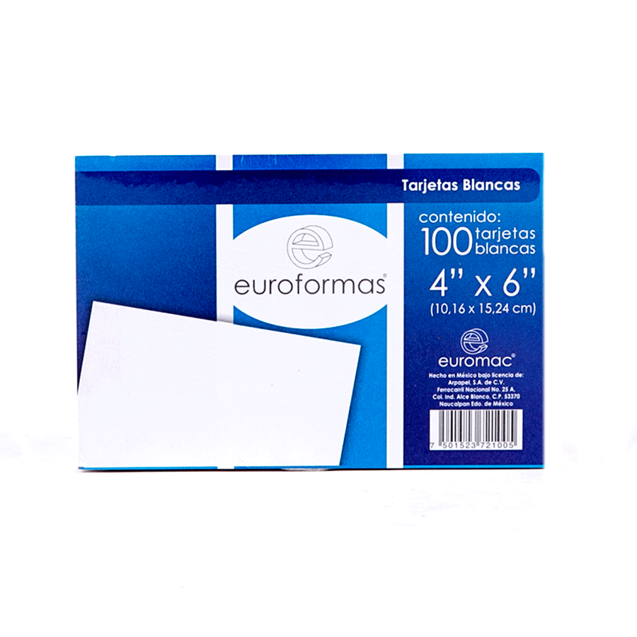 Introducir 40+ imagen tarjetas blancas office depot