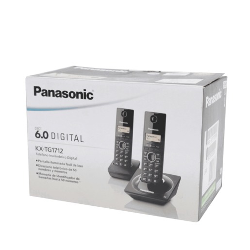 TELEFONOS INALAMBRICOS PANASONIC KX-TG1712 (NEGRO