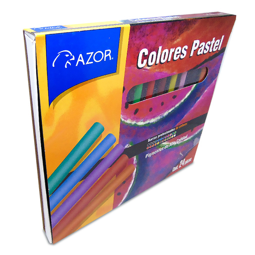 Juego de Pinturas Pastel Seco Profesional en Barra Azor Stafford DAD0501 / Colores surtidos / 24 piezas