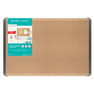 PIZARRON DE CORCHO ALFRA INNOVA STYLUS (40X60) PIZARRON DE CORCHO ALFRA INNOVA STYLUS (40X60)