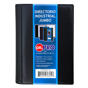 Directorio Telefónico Jumbo Industrial Ofi-Pro / Negro / 464 páginas 