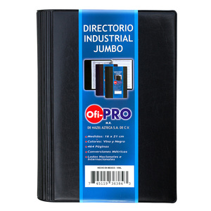 Directorio Telefónico Jumbo Industrial Ofi-Pro / Negro / 464 páginas Directorio Telefónico Jumbo Industrial Ofi-Pro / Negro / 464 páginas