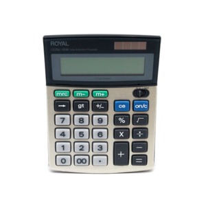 CALCULADORA ROYAL CAST CE 250 + REAL POCKET (NEGRO/GRIS) CALCULADORA ROYAL CAST CE 250 + REAL POCKET (NEGRO/GRIS)
