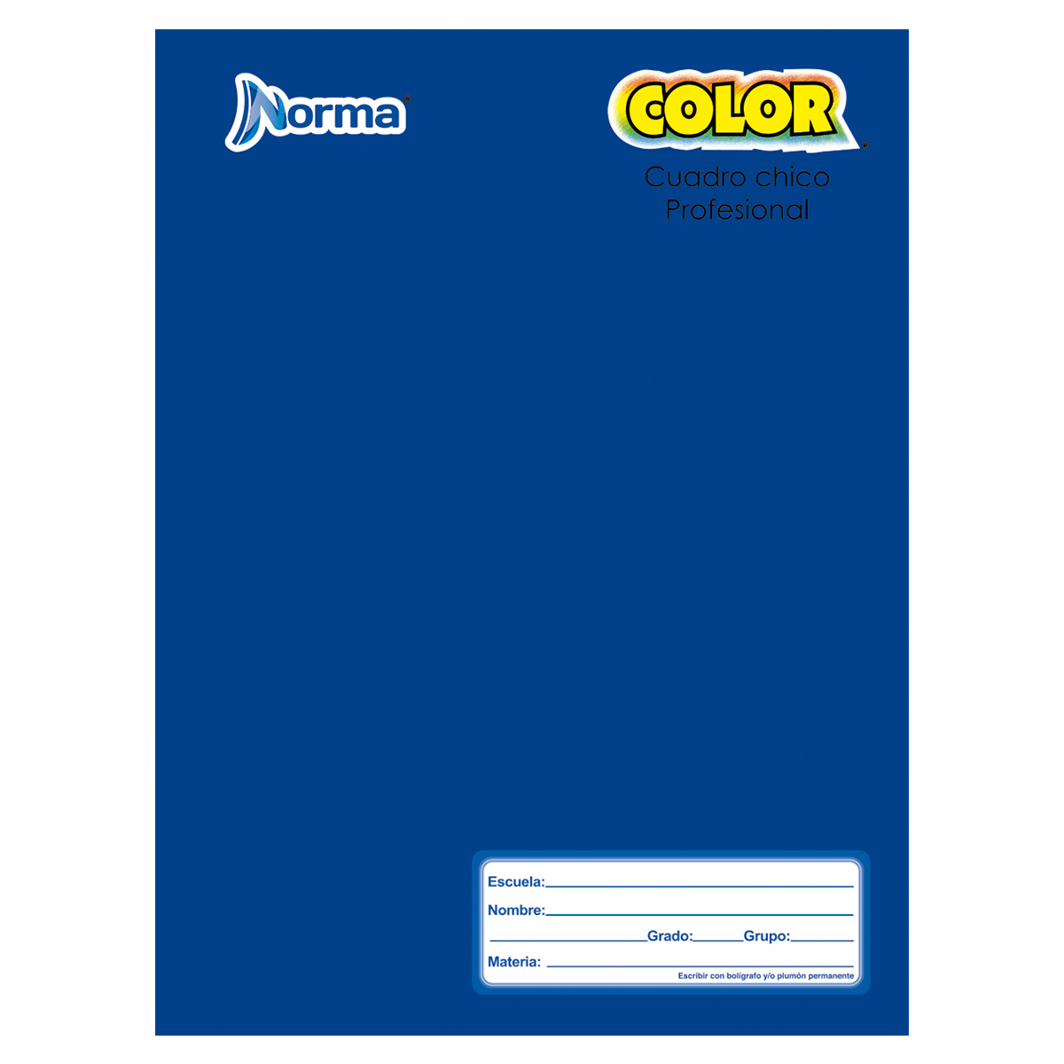 Cuaderno Profesional Norma Color 360 Cuadro Chico Cosido 100 hojas