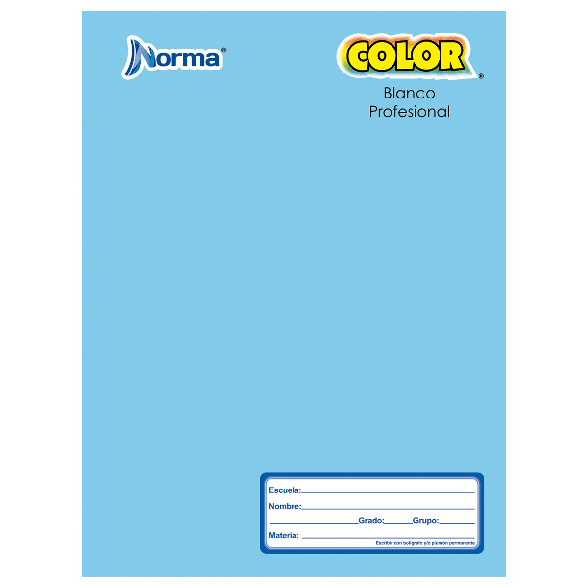 Cuaderno Profesional Norma Blanco 100 hojas