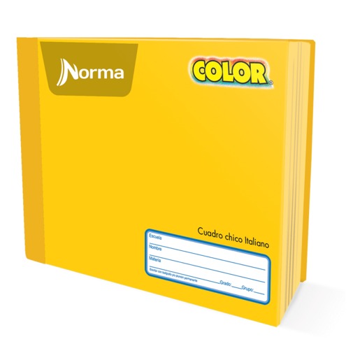 Cuaderno Forma Italiana Cuadro chico Cosido Norma Color 360 100 hojas