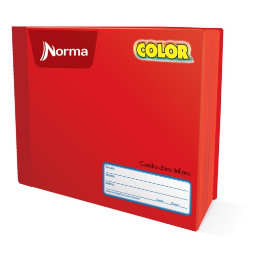 Cuaderno Forma Italiana Cuadro chico Cosido Norma Color 360 100 hojas