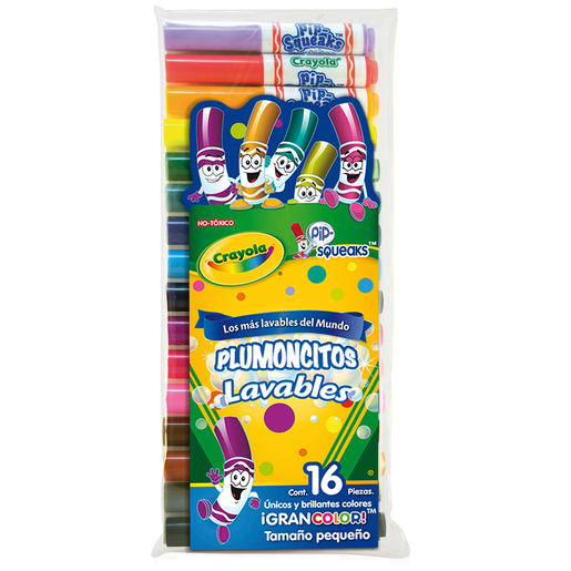 Plumones Pequeños Lavables Crayola / 16 piezas