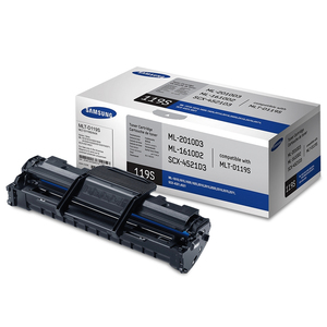 Tóner Samsung 119S MLT D119S/XAX Negro 2000 páginas Tóner Samsung 119S MLT D119S/XAX Negro 2000 páginas