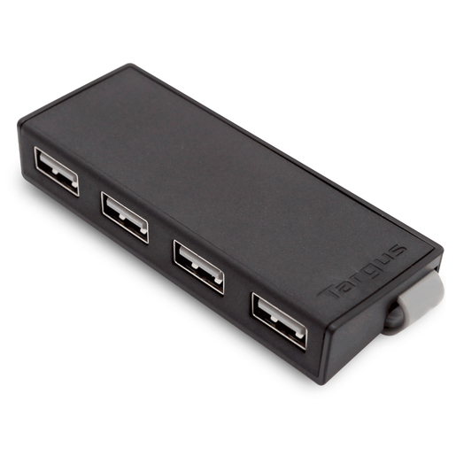 Hub USB 2.0 Targus ACH114US / 4 puertos / PC / Laptop / Negro
