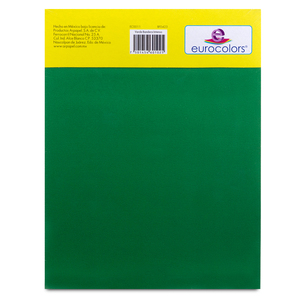 Paquete de Papel Reciclado Eurocolors / 100 hojas / Carta / Verde / 75 gr