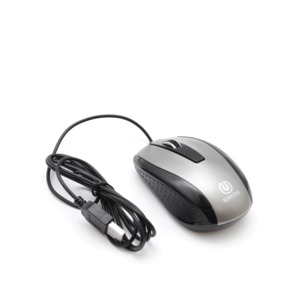 Mouse Alámbrico Spectra IA20844J / USB / Gris con negro / PC / Laptop / Mac Mouse Alámbrico Spectra IA20844J / USB / Gris con negro / PC / Laptop / Mac