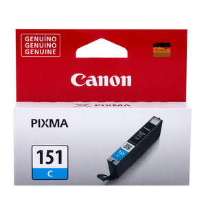 Cartucho de Tinta Canon CLI 151C / 6529B001AA / Cyan / 332 páginas Cartucho de Tinta Canon CLI 151C / 6529B001AA / Cyan / 332 páginas