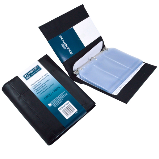 TARJETERO ACCO CAMBRIDGE (NEGRO, 120 DIVISIONES)