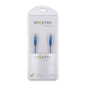 Cable Ethernet CAT 5e Spectra / 7.62 metros / Azul Cable Ethernet CAT 5e Spectra / 7.62 metros / Azul