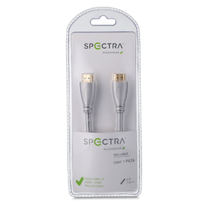 CABLE HDMI SPECTRA (1.82 MTS  PLATA)