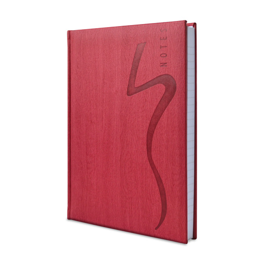 Libreta Ejecutiva DSIGN 256 páginas rayadas 17 x 24 cm Rojo