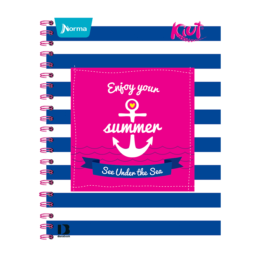 Cuaderno Profesional Kiut Cuadro Grande 200 hojas