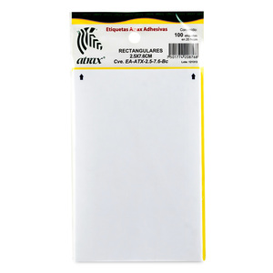 ETIQUETAS RECTANGULARES OFFICE DEPOT (BLANCO, 100 PZS.) ETIQUETAS RECTANGULARES OFFICE DEPOT (BLANCO, 100 PZS.)