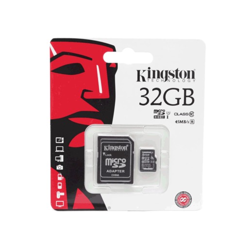 Tarjeta Micro SD Kingston Clase 10 32GB Negro