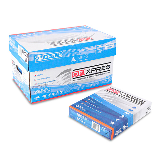 Caja de Papel Multiusos Ofixpres / Carta / 5000 hojas / Blanco