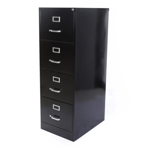 Archivero Office Designs 14119 / Negro / Vertical / 4 gavetas