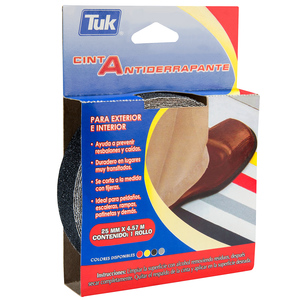 CINTA TUK ANTIDERRAPANTE (25 MM X 4.57 M  1 PZA.) CINTA TUK ANTIDERRAPANTE (25 MM X 4.57 M  1 PZA.)