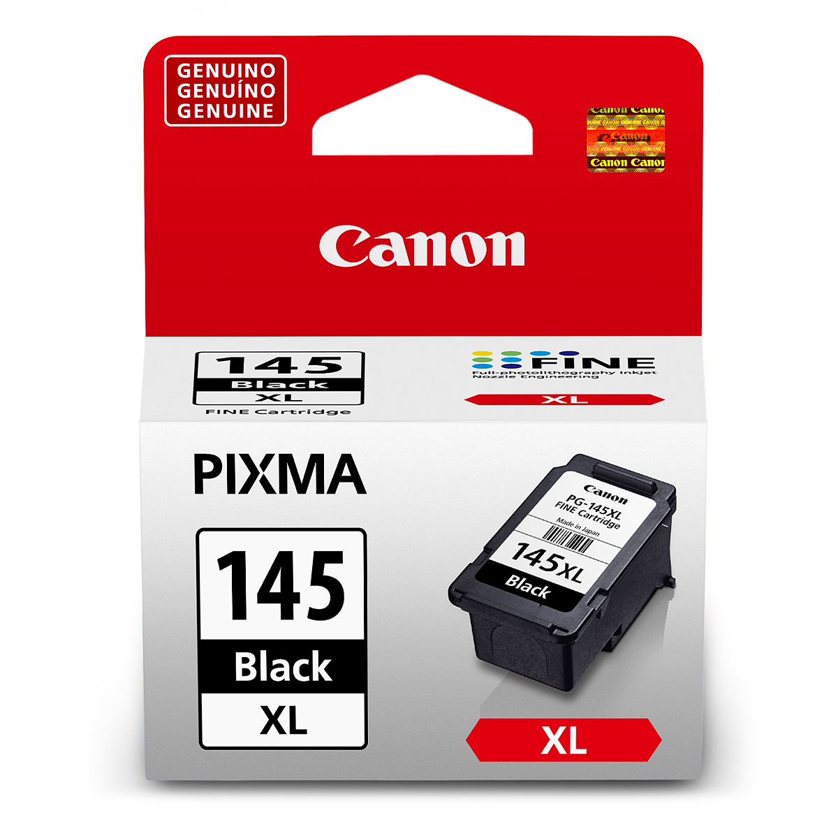 Cartucho de Tinta Canon PG 145 XL / 8274B001AA / Negro / 300 páginas