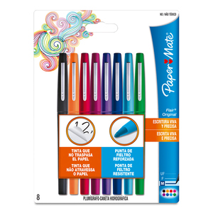 Marcadores Plumígrafos Flair Paper Mate / 8 piezas Marcadores Plumígrafos Flair Paper Mate / 8 piezas