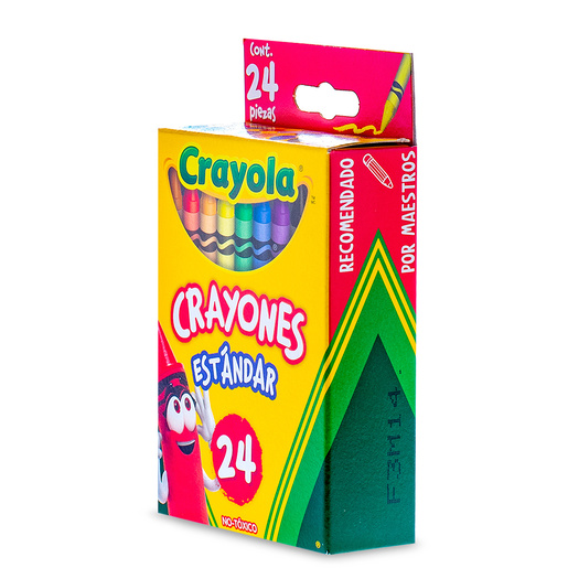 Crayones Estándar Crayola Colores 24 piezas
