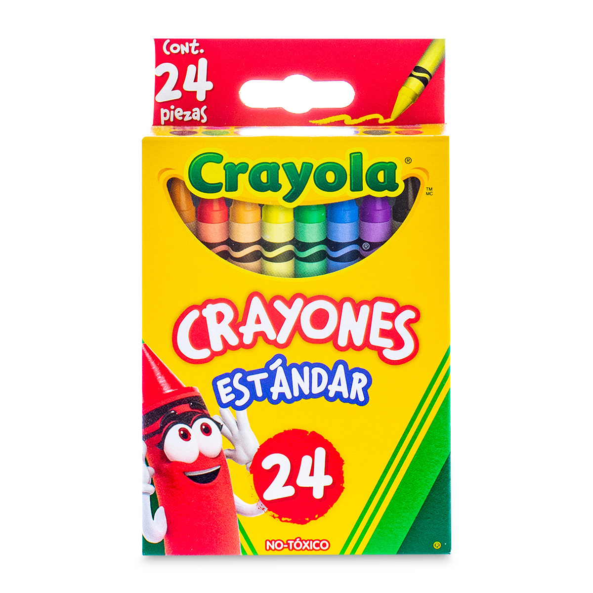 Crayones Estándar Crayola Colores 24 piezas