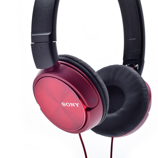 Audífonos de Diadema Sony MDR ZX310 / On ear / Plug 3.5 mm / Rojo