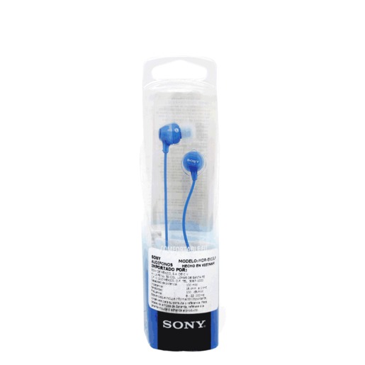 AUDIFONOS IN EAR SONY (AZUL)
