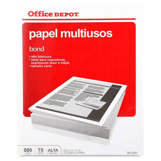 Caja De Hojas Blancas Para Impresora Lf72720
