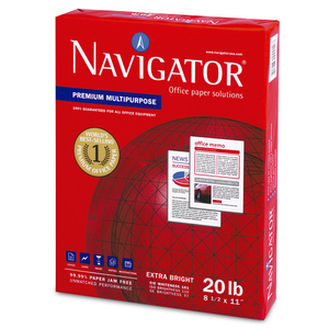 Papel Bond Carta Navigator Multipurpose / Paquete 500 hojas blancas Papel Bond Carta Navigator Multipurpose / Paquete 500 hojas blancas