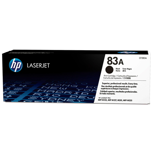 Tóner Hp 83A CF283A Negro 1500 páginas LaserJet Pro