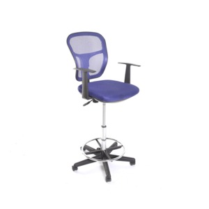 Silla de Dibujo Red Top Alta / Malla / Azul Silla de Dibujo Red Top Alta / Malla / Azul