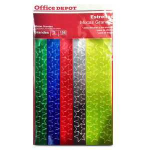 Etiquetas Adhesivas Office Depot Estrellas Colores 156 etiquetas Etiquetas Adhesivas Office Depot Estrellas Colores 156 etiquetas