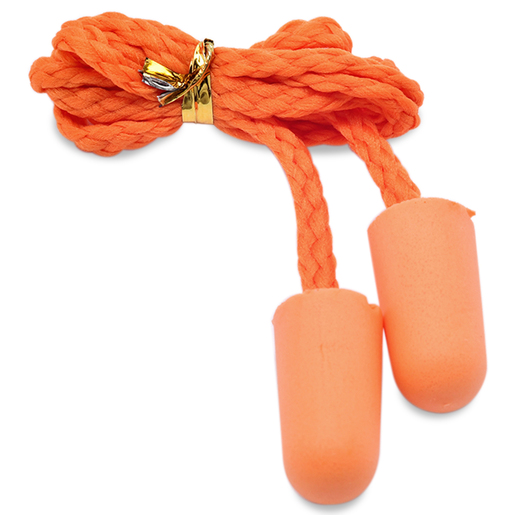 Tapones Auditivos Silverline Espuma Poliuretano Naranja