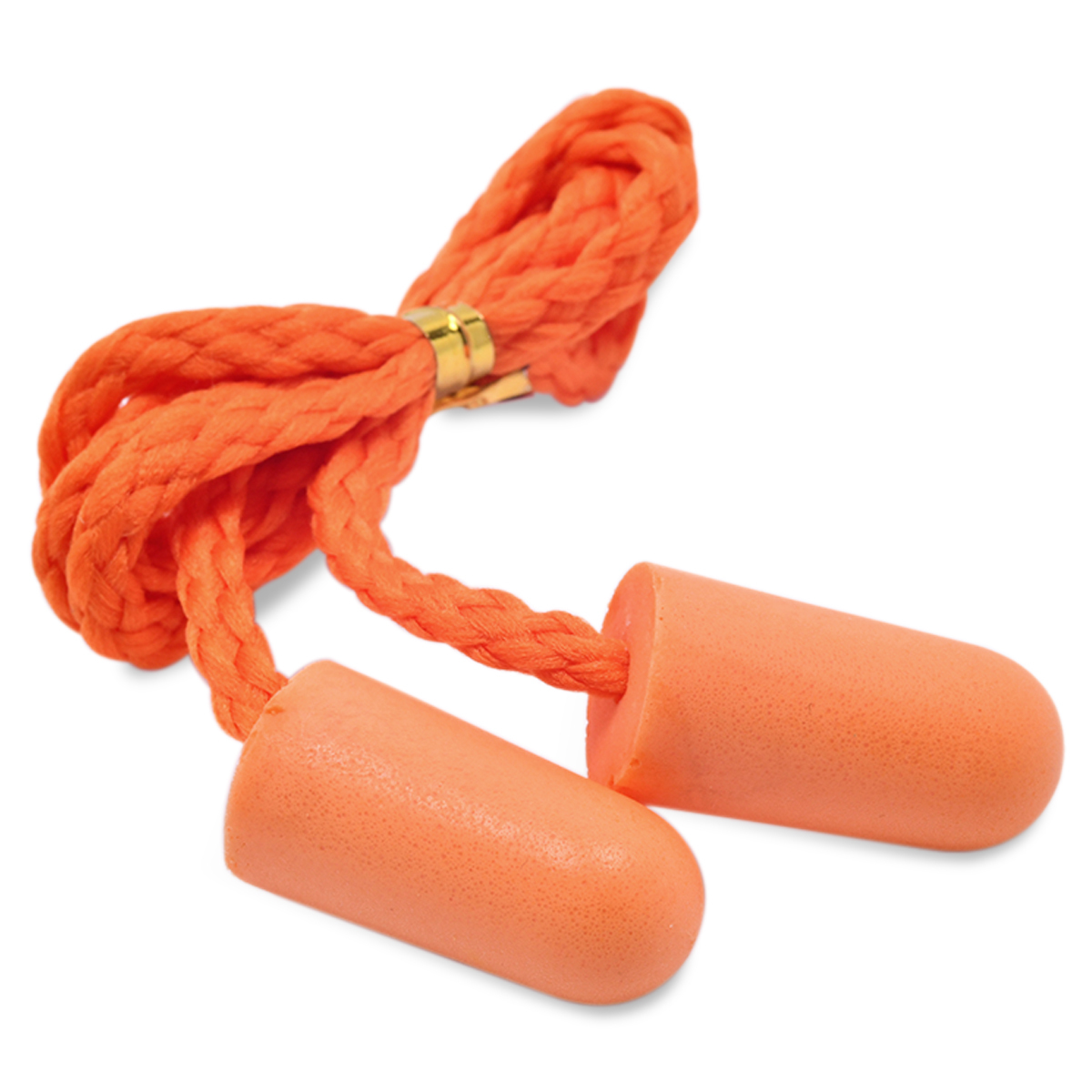 Tapones Auditivos Silverline Espuma Poliuretano Naranja