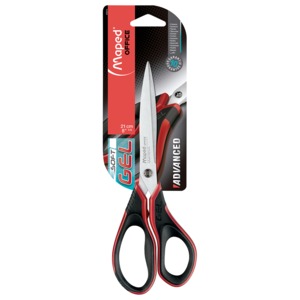 Tijeras Maped Advanced Gel 21 cm Negro con Rojo Tijeras Maped Advanced Gel 21 cm Negro con Rojo