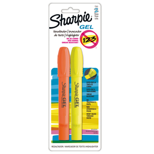 Marcatextos Gel Sharpie 2 piezas Marcatextos Gel Sharpie 2 piezas