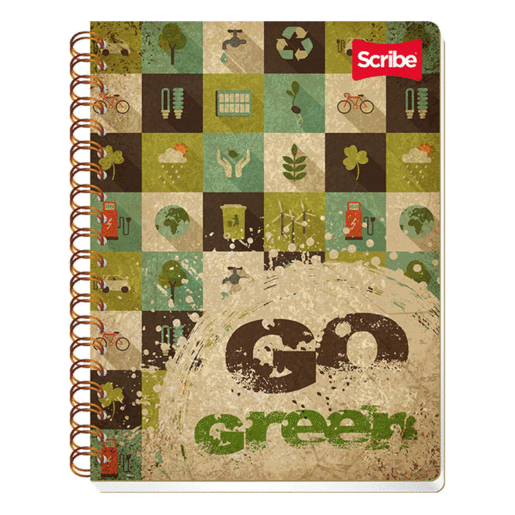 Cuaderno Profesional Scribe Ecológico Cuadro Chico 200 hojas